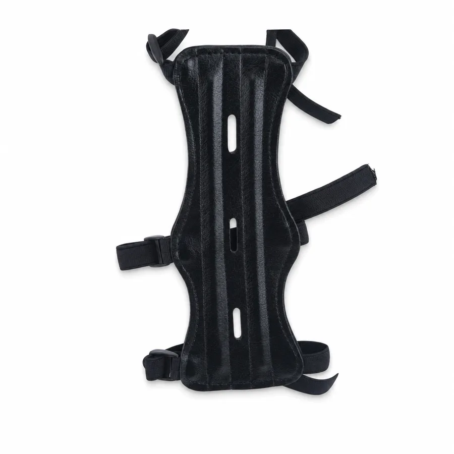 Arm Guard — 3-strap PU leather, one size